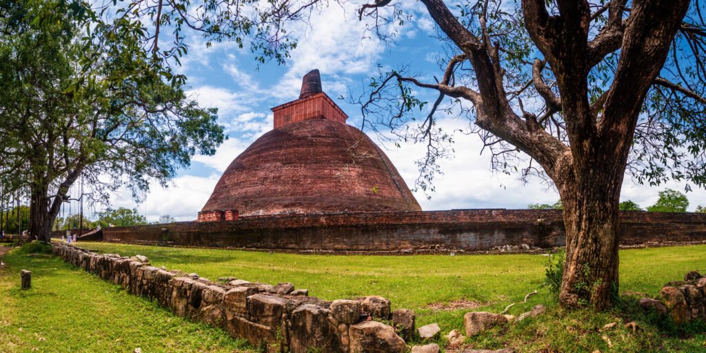 Jetvanarama Dagoba at the Sacred City of Anuradhapura, Cultural Triangle, Sri Lanka, Asia